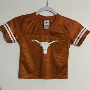 Longhorn Apparel Texas Longhorns Football Jersey 3T Orange Unisex Children